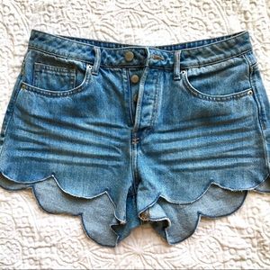 H&M | Button Fly High Waist Shorts | Sz 8
